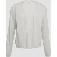 QS - Strickjacke mit überschnittener Schulter, Damen, creme, M