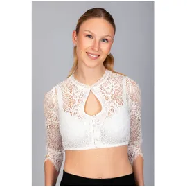 Edelnice Dirndlbluse Weiß 46