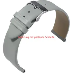 Eulit Kalb- / Rindleder glatt Nappa Fashion 14mm" E50340114131" - hellgrau