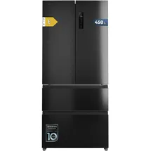 Cecotec Bolero CoolMarket F2D 458 SBI Dark E French Door (458 l, 1890 mm hoch, Schwarz)