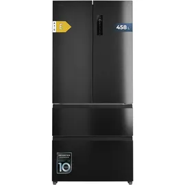 Cecotec Bolero CoolMarket F2D 458 SBI Dark E French Door (458 l, 1890 mm hoch, Schwarz)