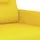 vidaXL 4-tlg. Sofagarnitur mit Kissen Hellgelb Stoff