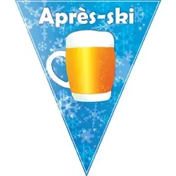 Apres Ski Bierkrug Wimpelkette 5m - OS