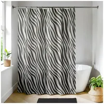 Tendance Duschvorhang 180 x 200 cm Zebra