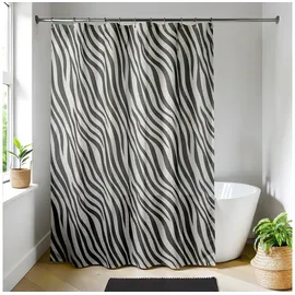 Tendance Duschvorhang 180 x 200 cm Zebra