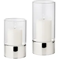 Edzard Windlicht Granada Glas Silber