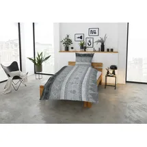 Casatex India Paisley Silber 135 x 200 cm + 80 x 80 cm