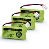 BAOBIAN BT183342/BT283342 2,4 V 400 mAh Ni-MH BT166342/BT266342 BT162342/BT262342 schnurloses Telefon Pack CS6709 CS6609 CS6509 EL52100 EL50 003 (3 Stück.