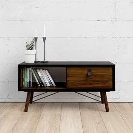 Home Affaire Ry Schwarz Walnuss 101,8 x 50 x 48,2 cm