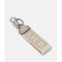 Liebeskind Berlin - Schlüsselanhänger mit Logo-Schriftzug - Beige