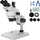 Vevor 3.5X-90X Simul Focal digital Zoom Stereo Microscope Al-Zn-Legierung 360 Grad Drehbar Trinokulares Stereomikroskop Labor MikroskopKameraverbindung unterstützen justierbar Säulenständer Zubehör