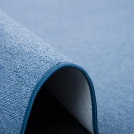 Snapstyle Feinschlingen Velour Teppich Strong Blau, 200x300cm
