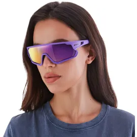 YEAZ Sport-Sonnenbrille Blue-Magenta/Purple SUNRISE lila