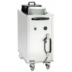 Bartscher Tellerspender, elektrisch beheizt, Elektrisch beheizter Tellerspender mit 2 Warmhalteplatten, 1 Stück
