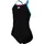 Arena Light Drop Solid Badeanzug Schwarz/Pink 140