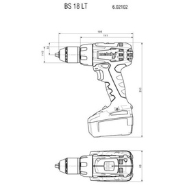 Metabo BS 18 LT inkl. 2 x 4 Ah + Koffer 602102500