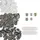Vevor Buttonmaschine Knopfmachermaschine Zubehör Badge Punch Press 32 mm, DIY Badge Press Machine Ersatzteile 500 Stk, Abzeichenpressmaschine, Metall + Kunststoff / 250 + 250 Stk. Abzeichen