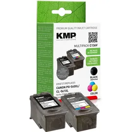 KMP C136V Vorteilspack kompatibel m. Canon PG-560XL CL-561XL 2er-Pack refilled remanufactured / Refill