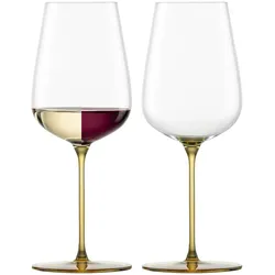 Eisch Inspire SensisPlus Allroundgläser Fruchtig & Aromatisch 580 ml 2er Set Amber