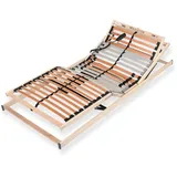 Sleepneo Lattenrost, Braun, Holz, Teilmassiv,Buche, Birke, 7-Zonen, 100x200 cm, bewegliche Leistenlagerung, Federholzleisten verleimt, Federleisten mit Duokappen, individuelle Liegehärteeinstellung, Mittelgurt, Motorverstellung, Schlafzimmer, Lattenroste