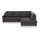sit&more Ecksofa SIT & MORE "Farö L-Form", grau (anthrazit), B:251cm H:90cm T:187cm, Sofas, Ecksofa, inklusive Federkern, wahlweise mit Bettfunktion und Bettkasten