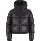 URBAN CLASSICS Boys Shiny Puffer Jacket Schwarz 146-152