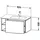 Duravit L-Cube Waschtischunterschrank, 1 Auszug, LC619206969,