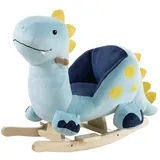 HEUNEC 738072 - SCHAUKEL Dino hellblau, 60 cm