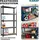Karat Schwerlastregal Odin 2er Set Traglast bis 875 kg Schwarz 180 x 90 x 40 cm