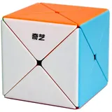 FunnyGoo 8 Achsen X Dino Skewb Zauberwürfel Glatte Puzzles Cube (Stickerless)