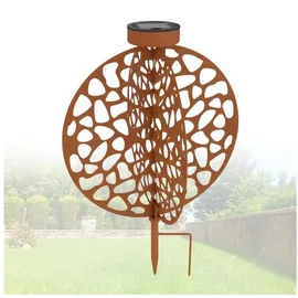 bmf-versand Außenleuchte Solar 41,0 cm spritzwassergeschützt 1er Set warmweiß
