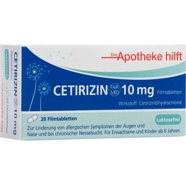 NOWEDA Apothekergenossenschaft eG Cetirizin Fair-Med Healthcare 10 mg Filmtab.
