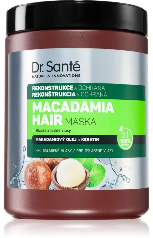 Dr. Santé Macadamia Creme-Maske für geschwächtes Haar 1000 ml