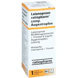 LATANOPROST-ratiopharm comp. Augentropfen 1X2,5 ml