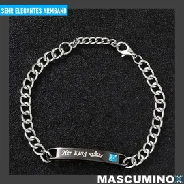 MAVURA MASCUMINOX Armbanduhr Armband Set Herren Elegant Luxus Business Uhr Geschenk
