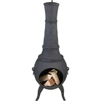 Esschert Design Terrassenofen 150cm; FF129 - Schwarz