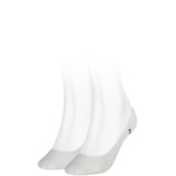 Tommy Hilfiger Damen Füßlinge, Vorteilspack - Socken,TH, Baumwolle, 35-42, einfarbig Weiß 39-42