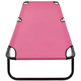 vidaXL Klappliege 120 x 60 x 30 cm Rosa
