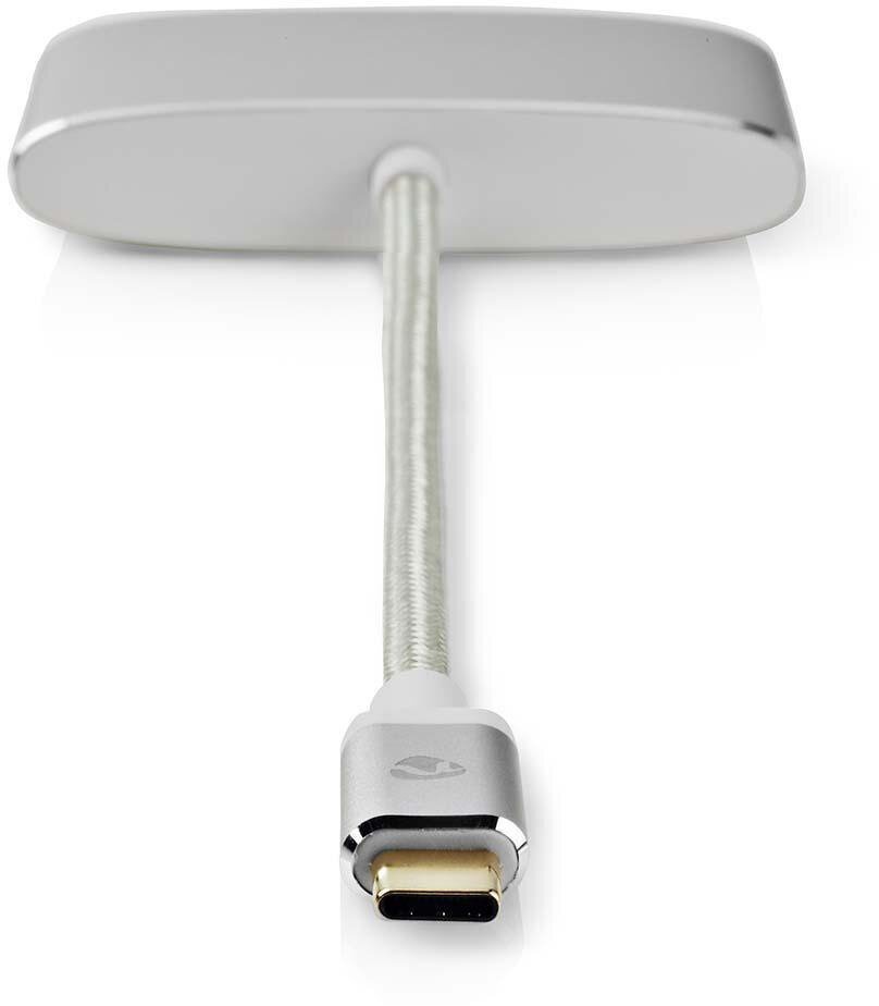 Nedis USB-Adapter | USB 3.1 | USB-CTM Stecker | USB-A Buchse / USB-CTM Buchse / VGA Buchse | 5 Gbps | 0.20 m | rund | Vergoldet | Geflochten / Nylon | S