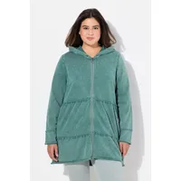 Ulla Popken Sweatjacke in grün | Gr.: 46-48