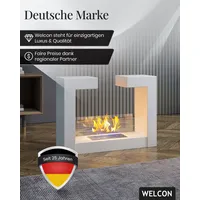 Ethanol Kamin WELCON Göteborg weiß