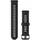 Garmin Forerunner 955 Silikon Wechselarmband 22mm Schwarz/ Schnalle Schiefergrau