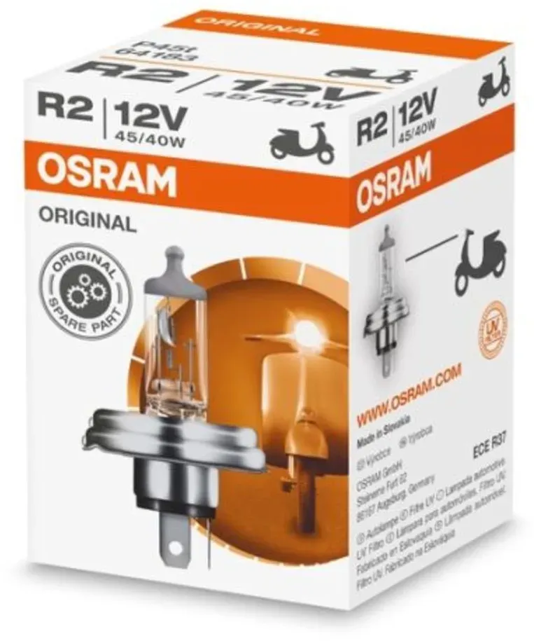 Ampoule halogène OSRAM R2 Standard 12V, 45/40W