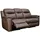 vente-unique Ledergarnitur Relax 3+2+1 - Braun - EVASION