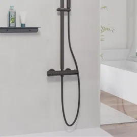 Schütte Brauseschlauch 150 cm, Kunststoff, Schwarz