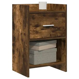 vidaXL Nachtschrank Geräucherte Eiche 40 x 30 x 60 cm Braun