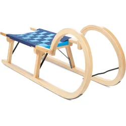 Holzschlitten der Buckelwal-Widderhörner braun No Size