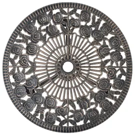 vidaXL Bistroset 3-tlg. Tisch Ø 59 x 62 cm bronze