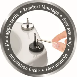 Wenko WC-Sitz Ottana Dunkelgrau