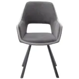 MCA furniture Esszimmerstuhl 58 x 90 x 60 cm (B/H/T) (2-er Set, 2 St) grau